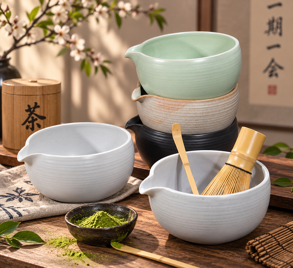 Set Matcha Giapponese Completo – 4 Pezzi + Guida Illustrata