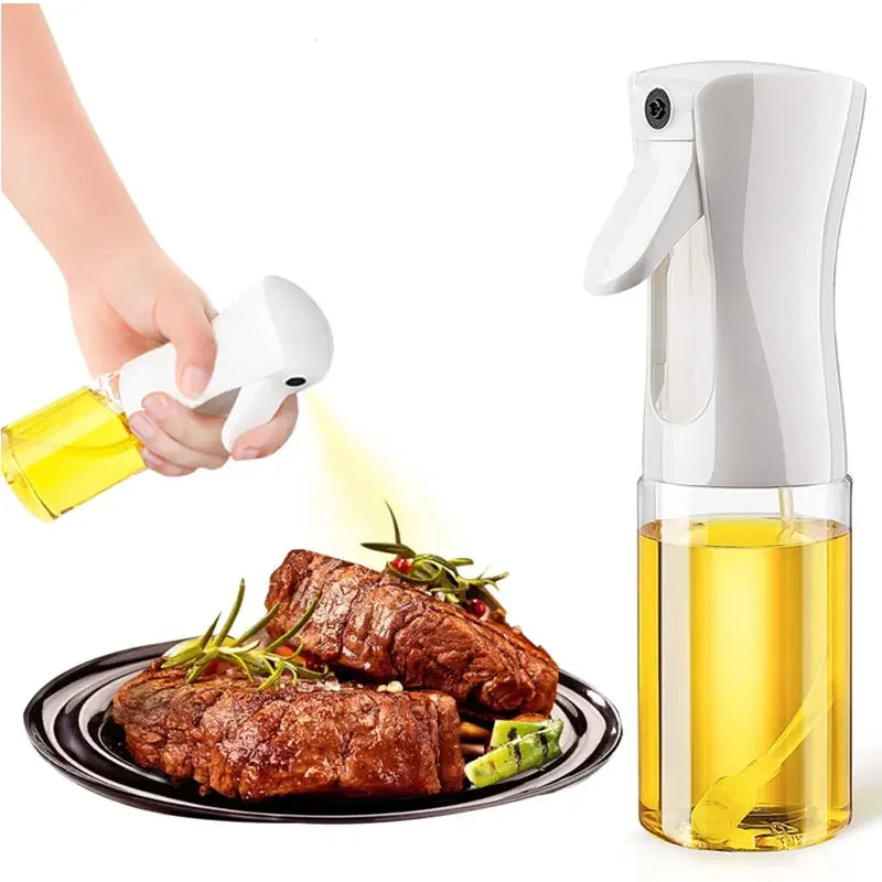 Spruzzatore d'Olio per Cucina e BBQ – Nebulizzatore in Plastica per Olio d'Oliva, Aceto e Condimenti