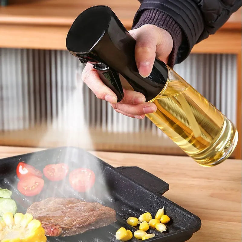 Spruzzatore d'Olio per Cucina e BBQ – Nebulizzatore in Plastica per Olio d'Oliva, Aceto e Condimenti