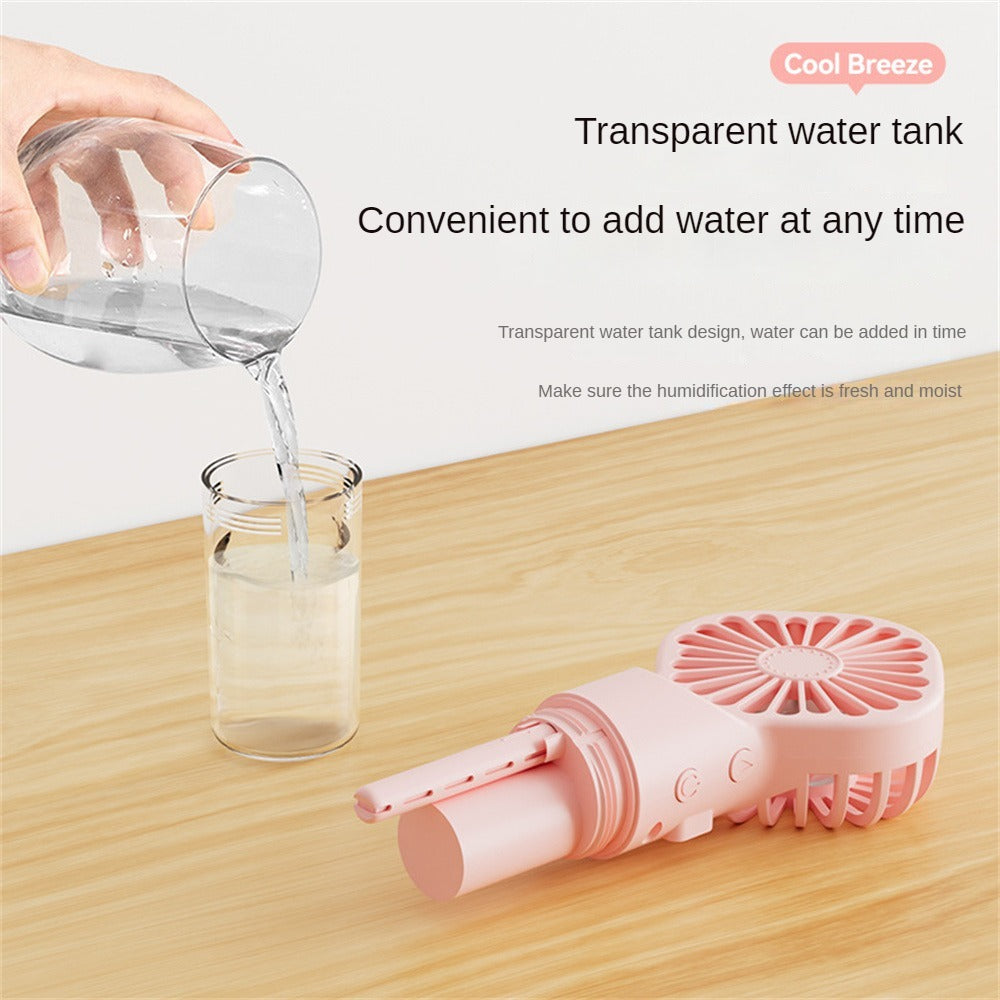 Mini Ventilatore Nebulizzatore Portatile | Handheld Mist Fan